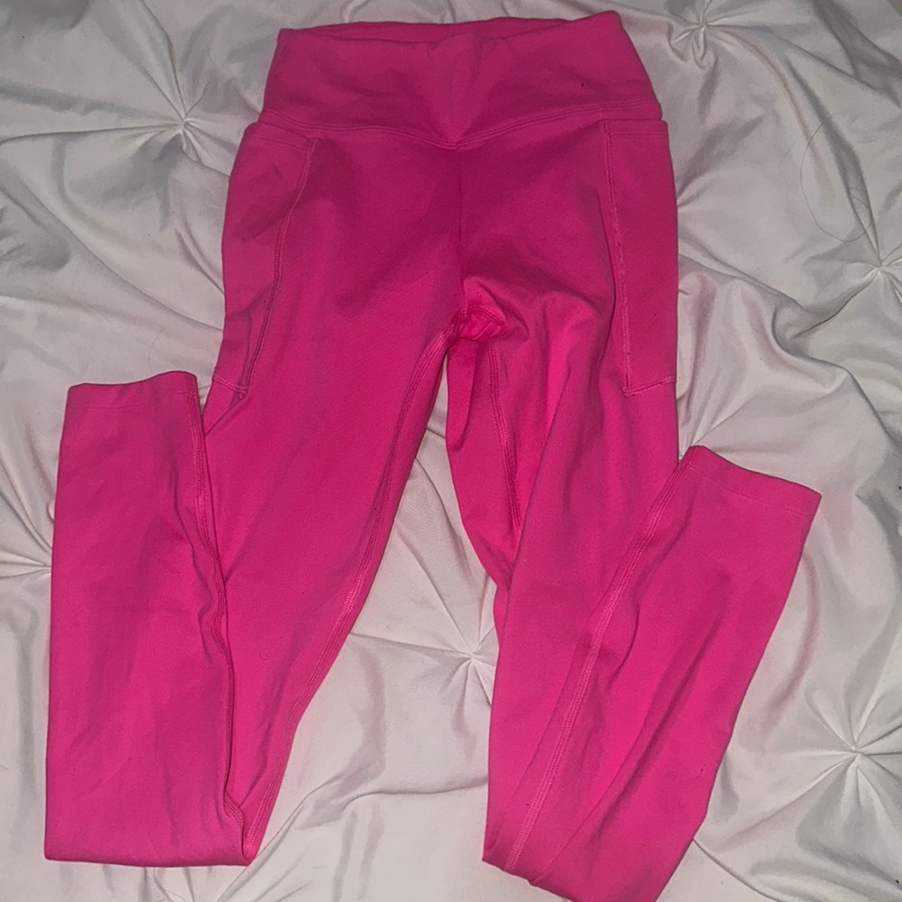 Pink leggings